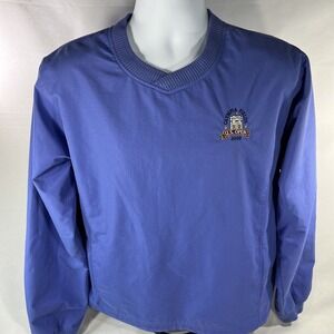 VINTAGE 2003 US OPEN OLYMPIA FIELDS WINDBREAKER GEAR FOR SPORTS WOMENS XL BLUE